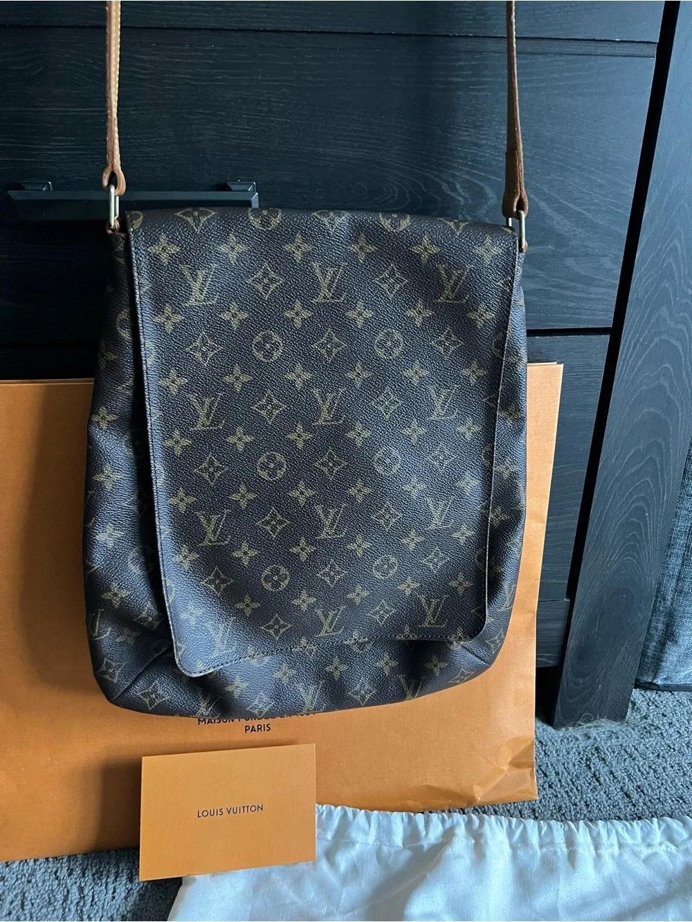 Louis Vuitton Monogram Messenger Bag new